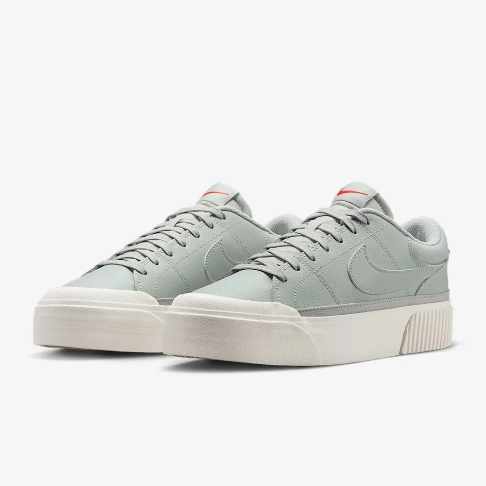Women's Nike Court Legacy Lift Green Sneakers - Picture 4 of 5
